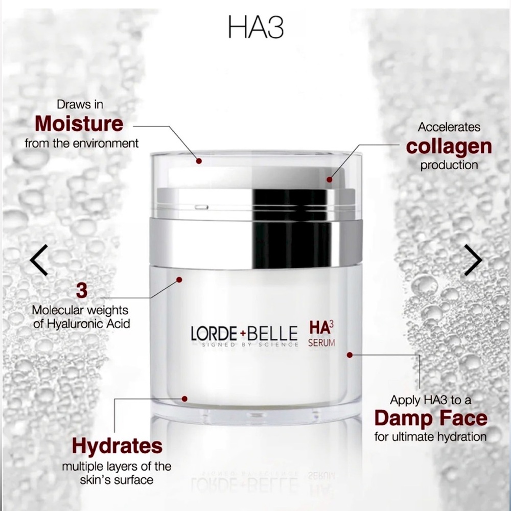 LORDE + BELLE HA3 SERUM